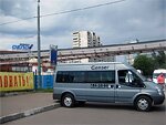 Бесплатный автобус Genser в пункт аренды автомобилей АрендаАвто-клг на ул.Добролюбова